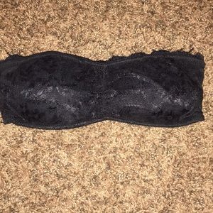 Black lace bralette